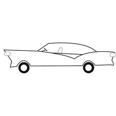Malvorlage - Auto
